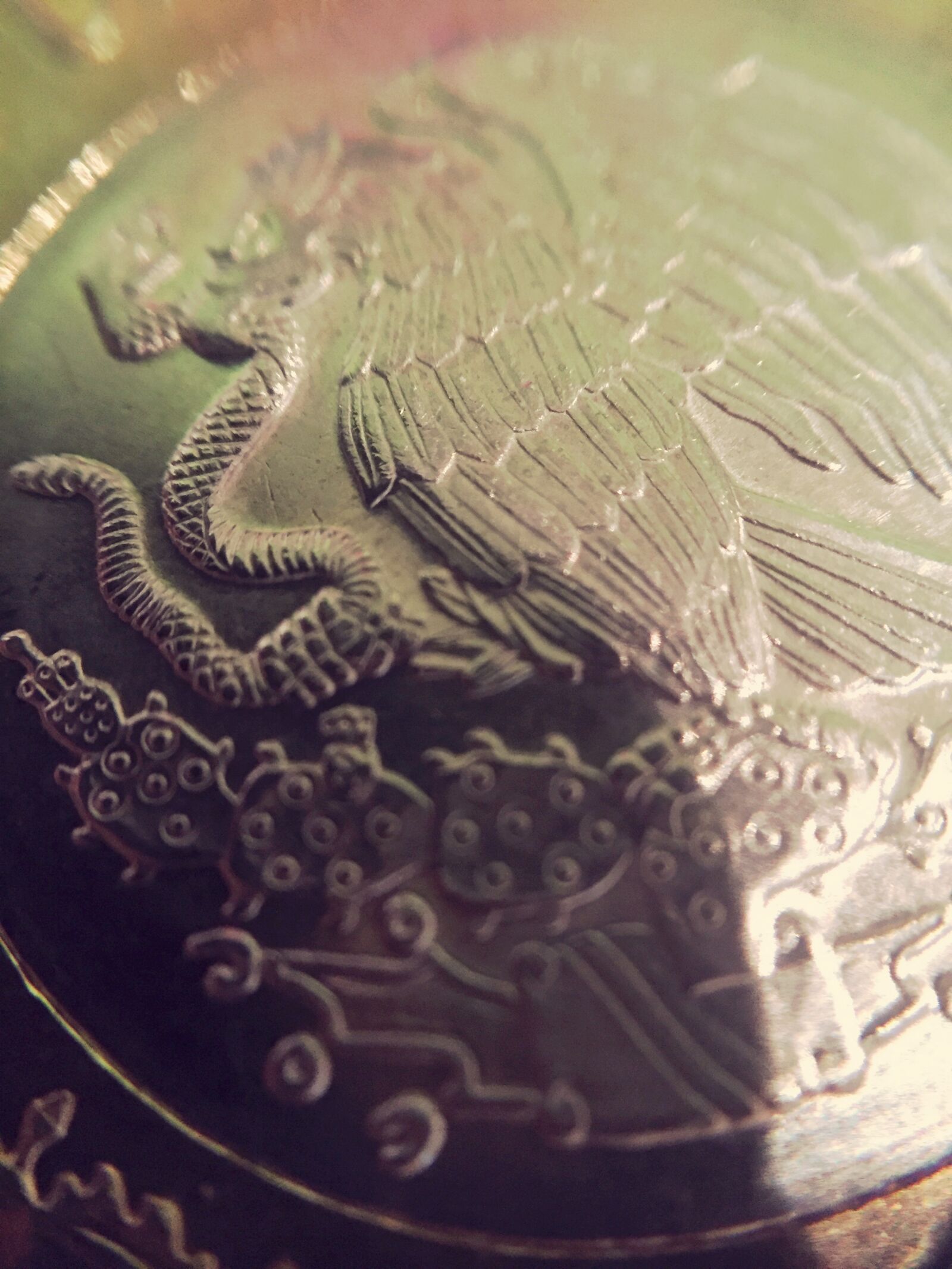 Apple iPhone 6 sample photo. Aguila, eagle, mexican, peso photography