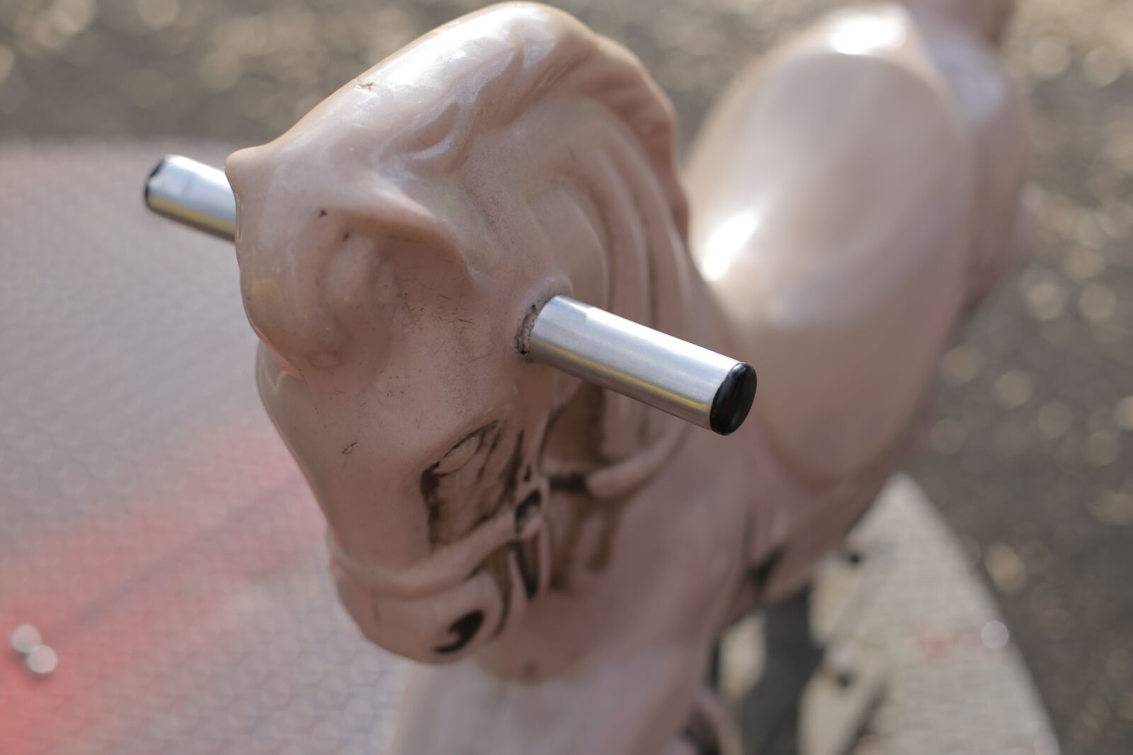 Canon EOS 6D + Canon EF 50mm F1.4 USM sample photo. Horse, toy, park photography