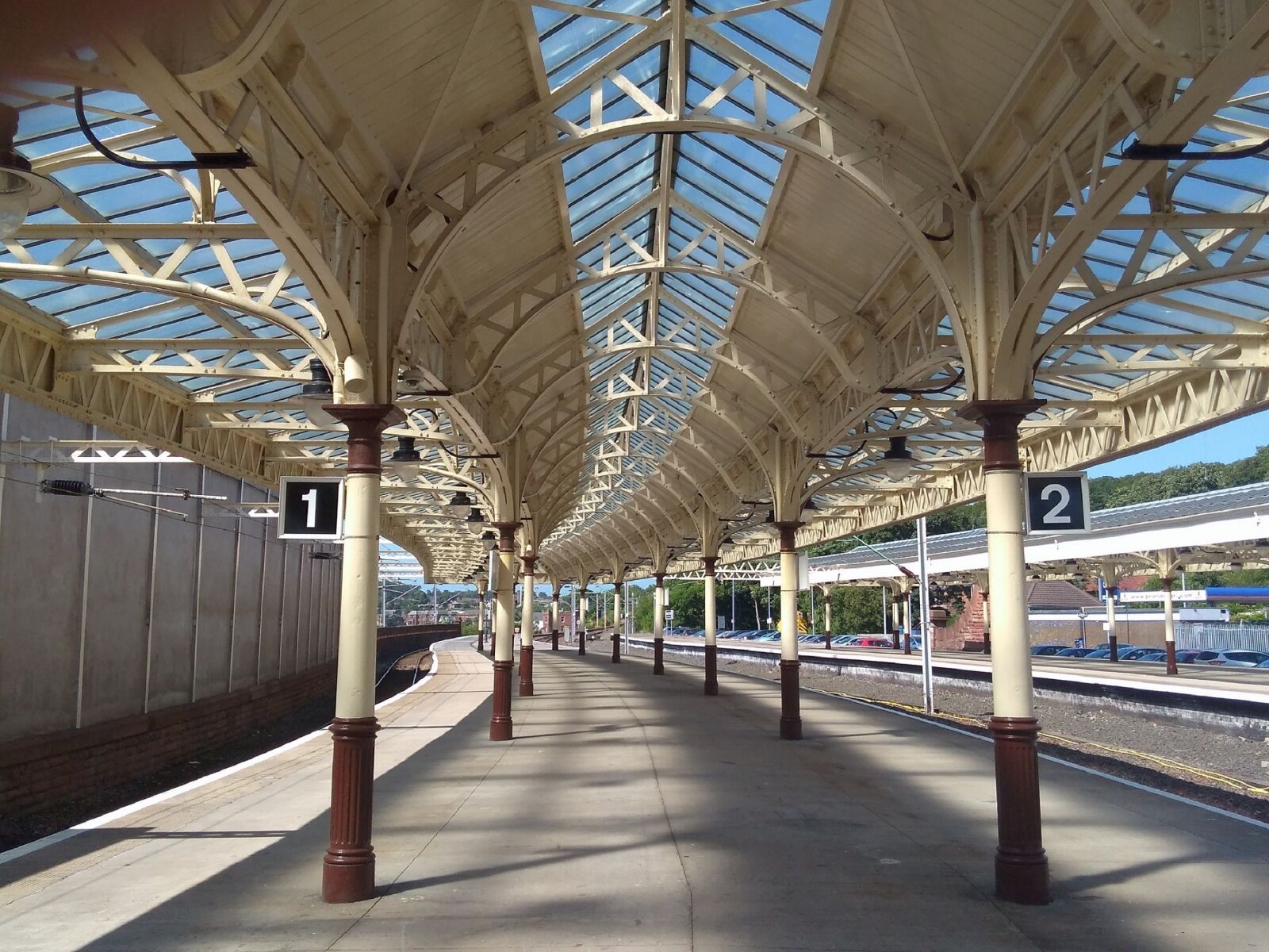 Motorola Moto G Play sample photo. Railway, station, arches photography