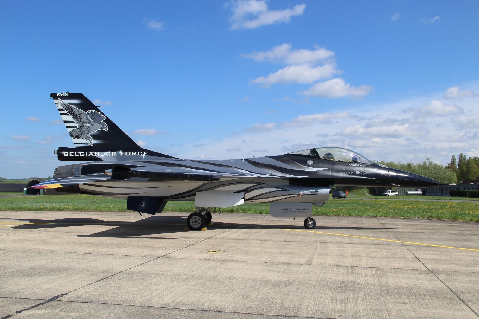 Canon EOS 600D (Rebel EOS T3i / EOS Kiss X5) sample photo. F16, belgian air force photography