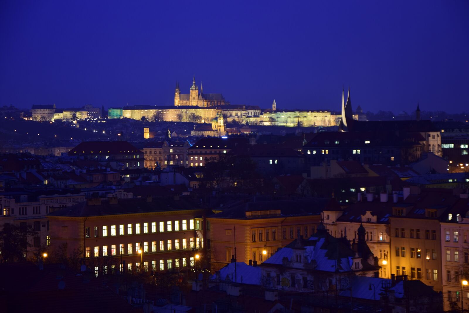 Nikon D5300 sample photo. Prague, castle, winter photography