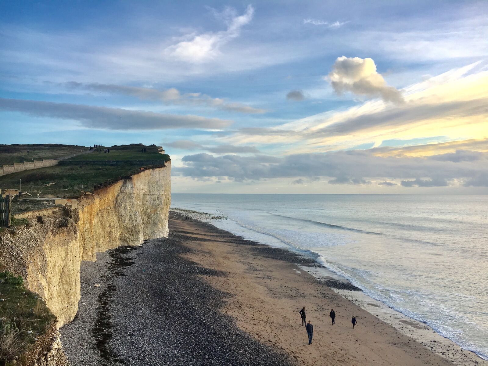 Apple iPhone 6s sample photo. Cliffs, eastbourne, cliff photography