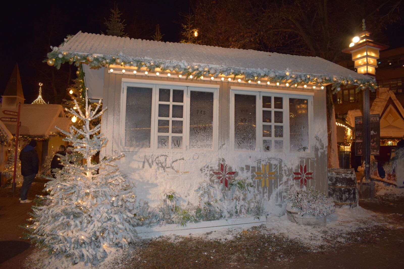 Nikon D5300 sample photo. Snow, house, christmas photography
