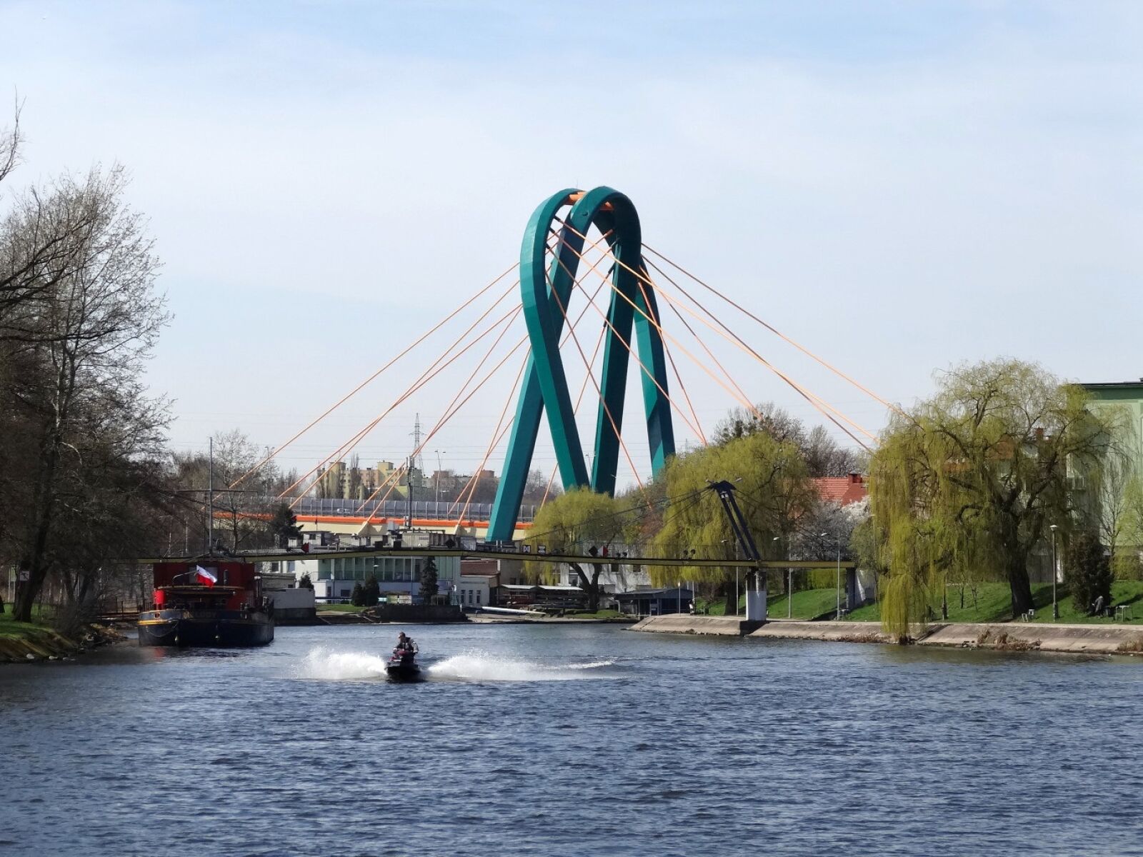 Sony Cyber-shot DSC-HX20V sample photo. Most uniwersytecki, bydgoszcz, bridge photography