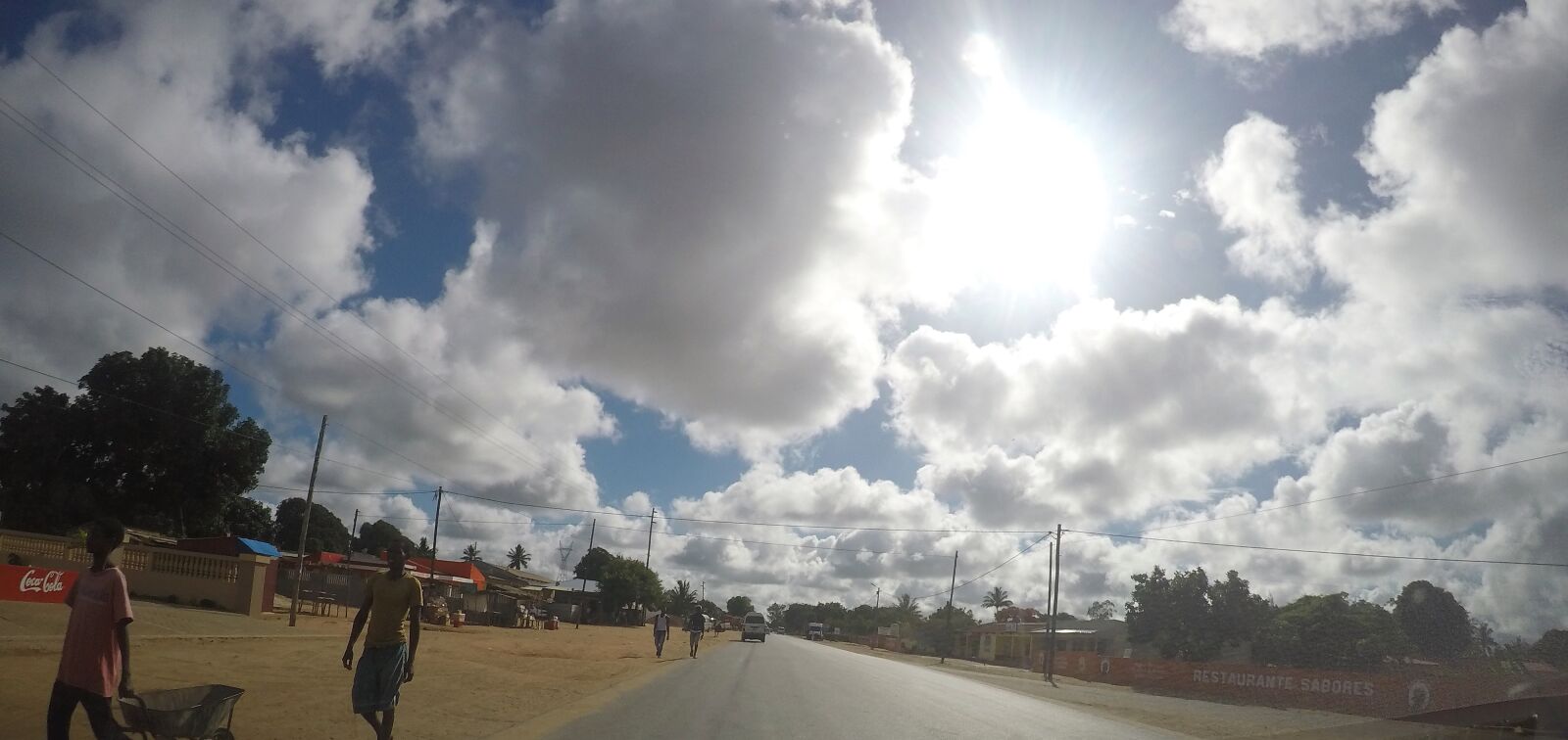 GoPro Hero5 Black sample photo. City, clouds, drive, people photography