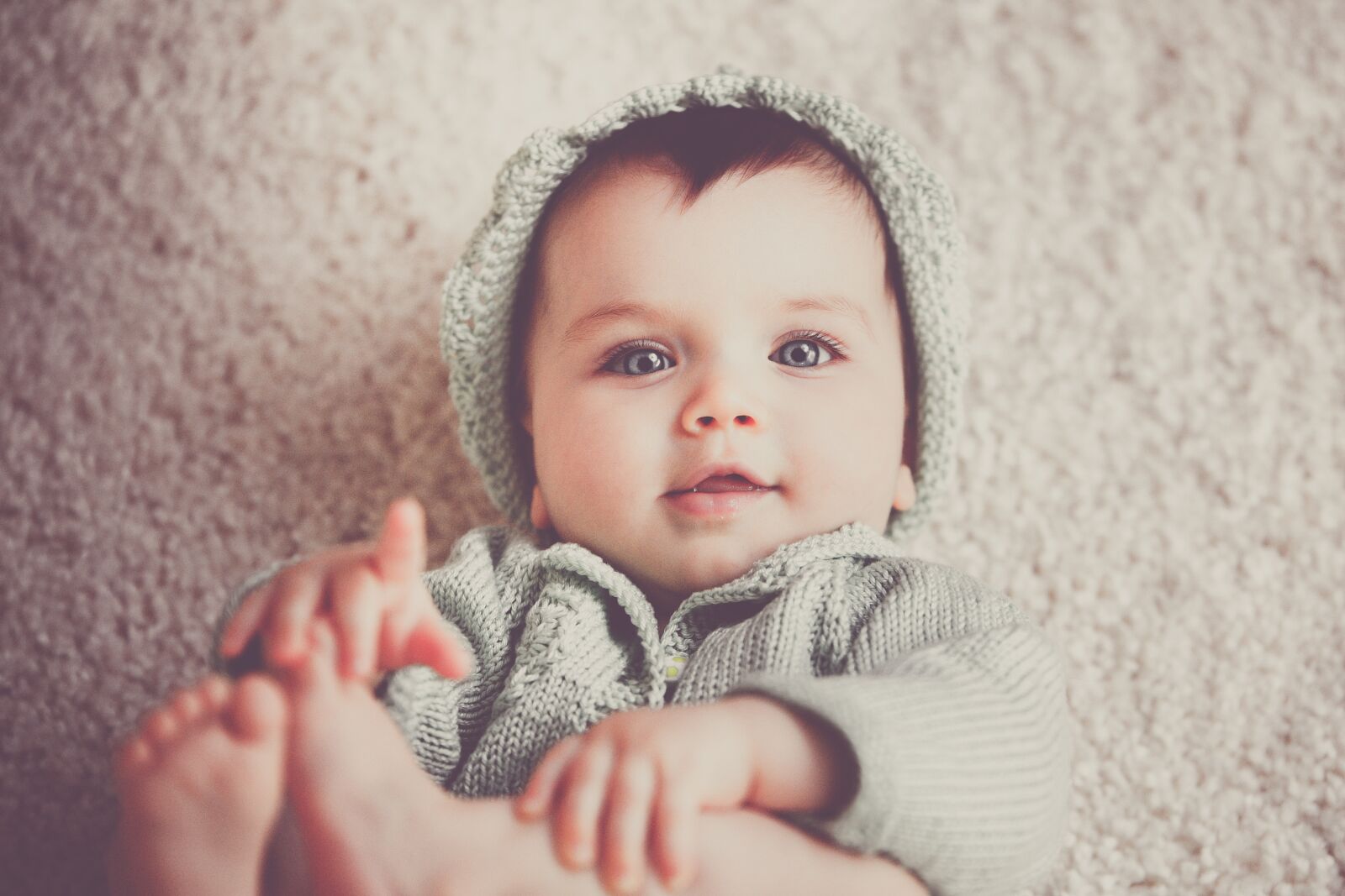 Canon EOS 6D sample photo. Baby, girl, cap photography