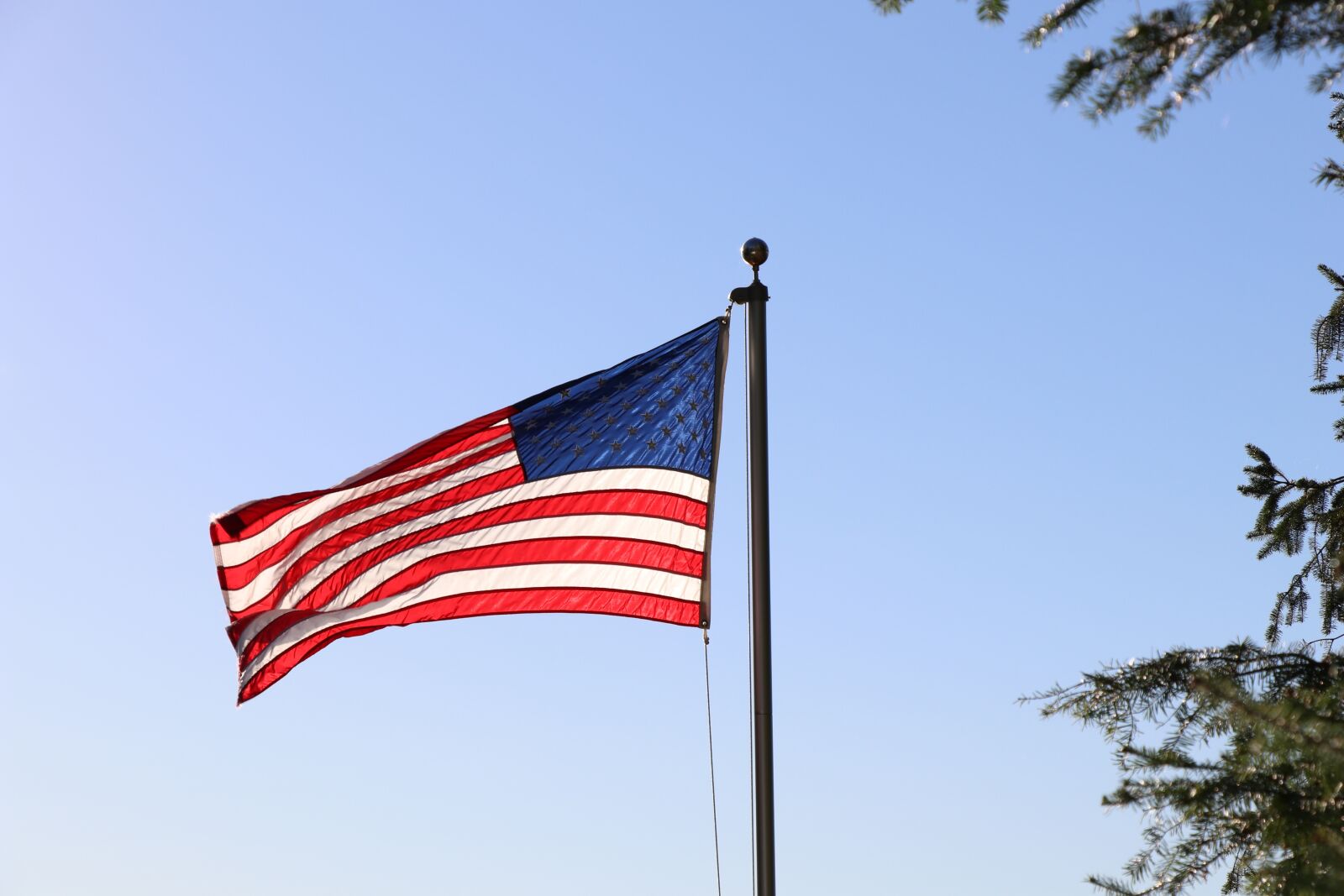 Canon EOS 80D sample photo. American flag, patriotic, flag photography