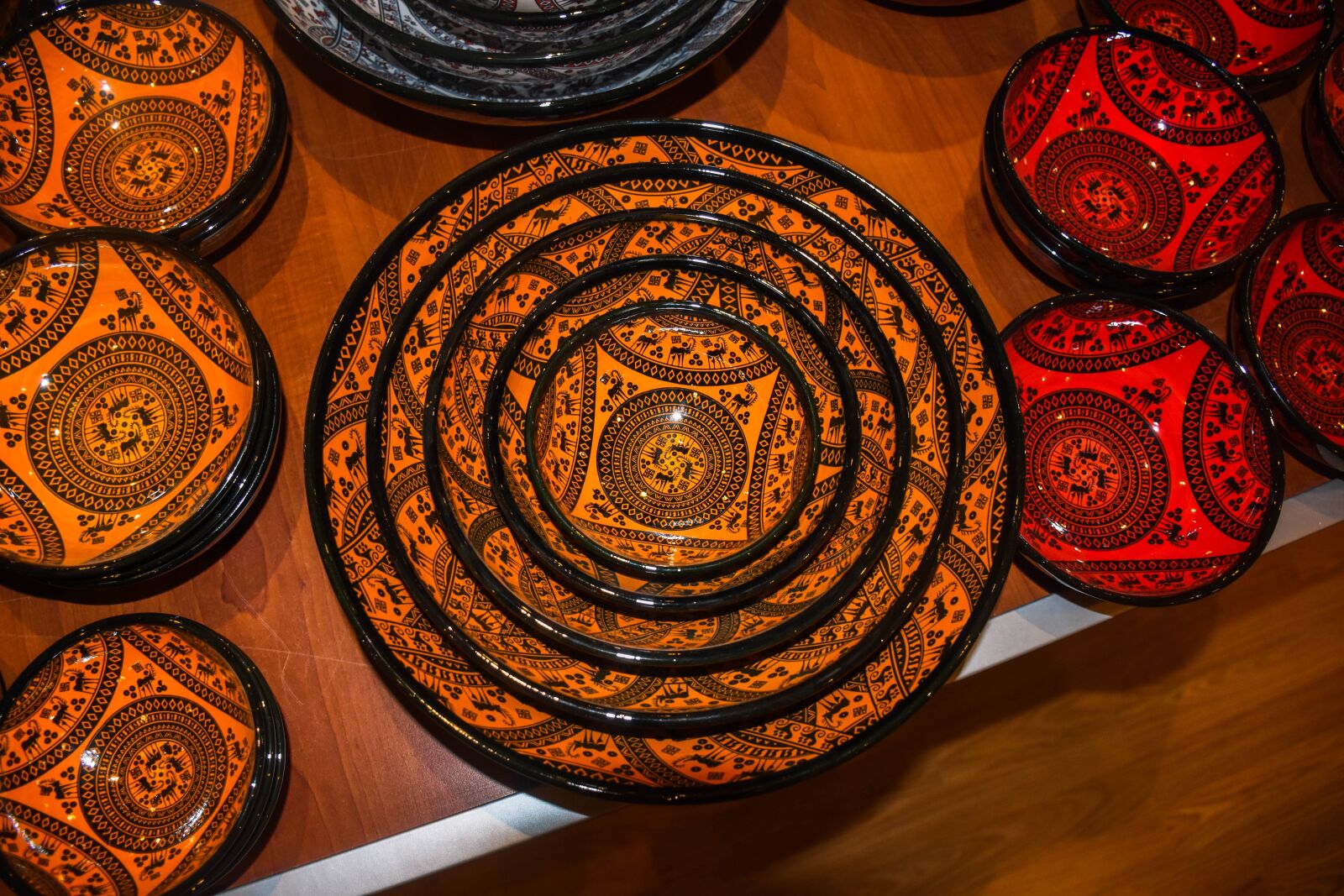Nikon D5500 sample photo. Ceramic, turkey, plate photography