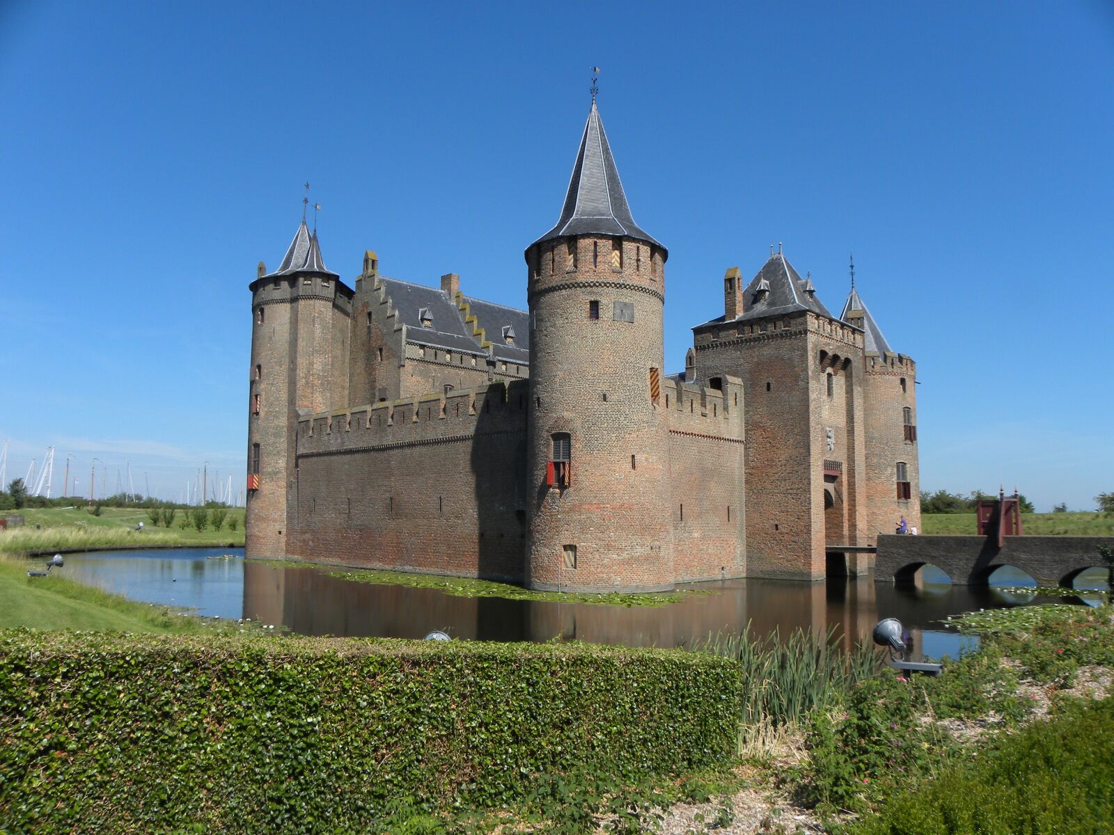 Nikon Coolpix P90 sample photo. Muiderslot, castle, muiden photography