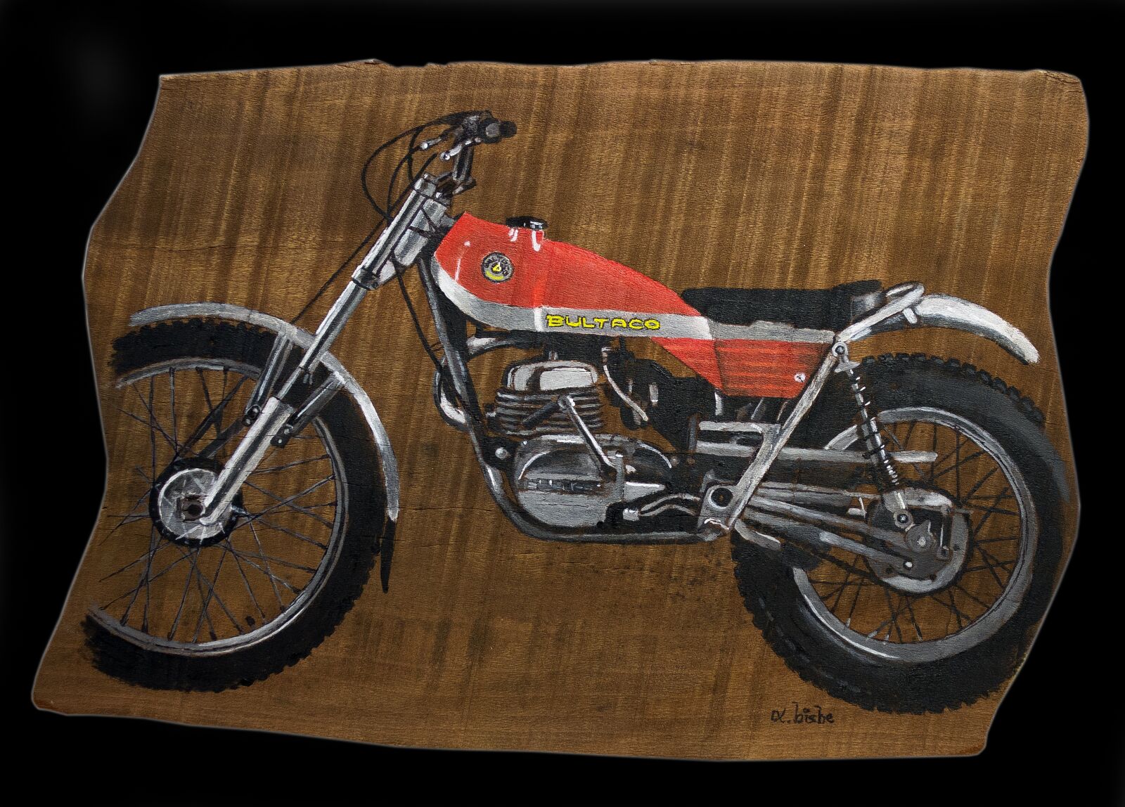 Nikon D3200 sample photo. Bultaco, sherpa, moto photography