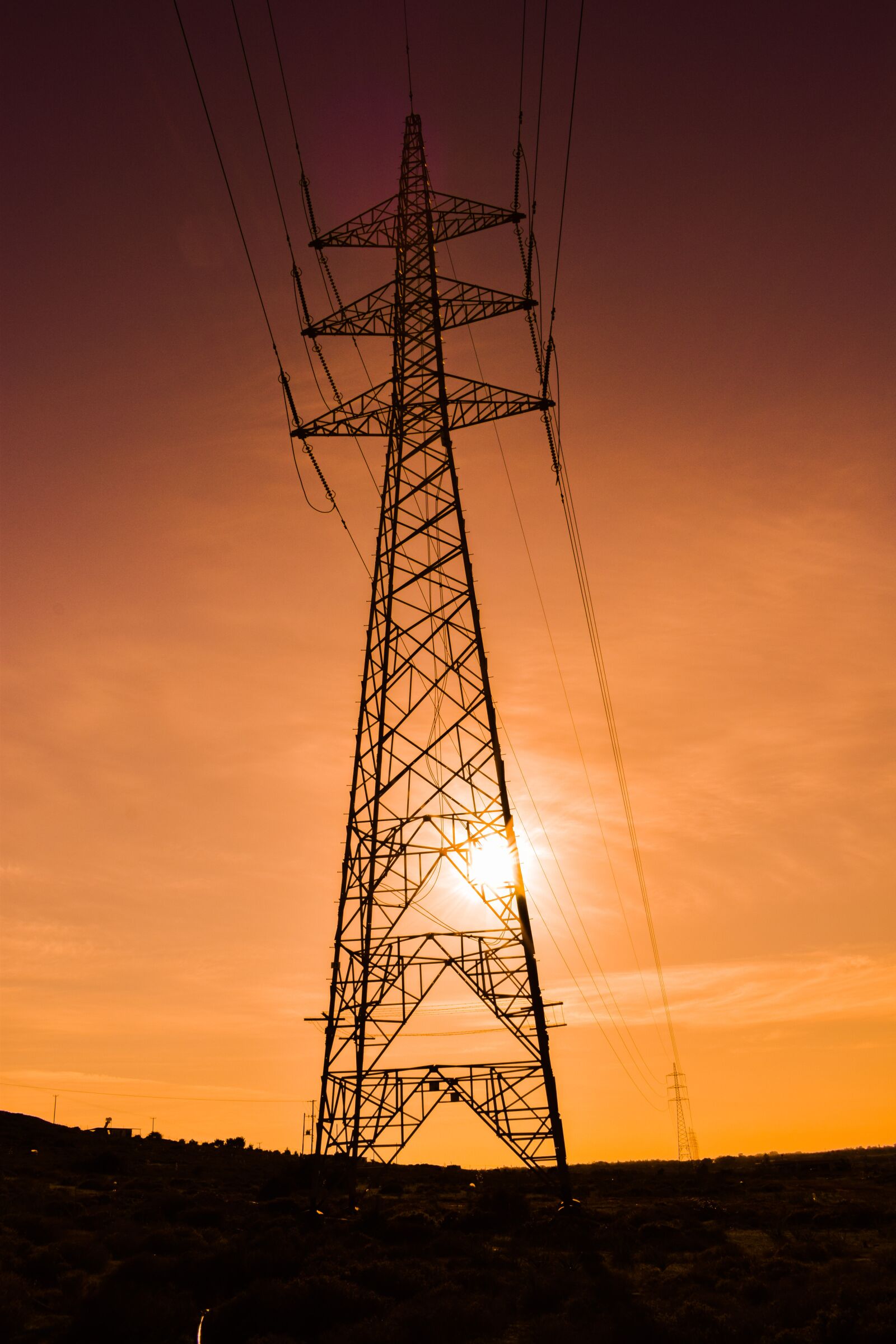 Nikon D3300 sample photo. Pylon, electricity, power photography