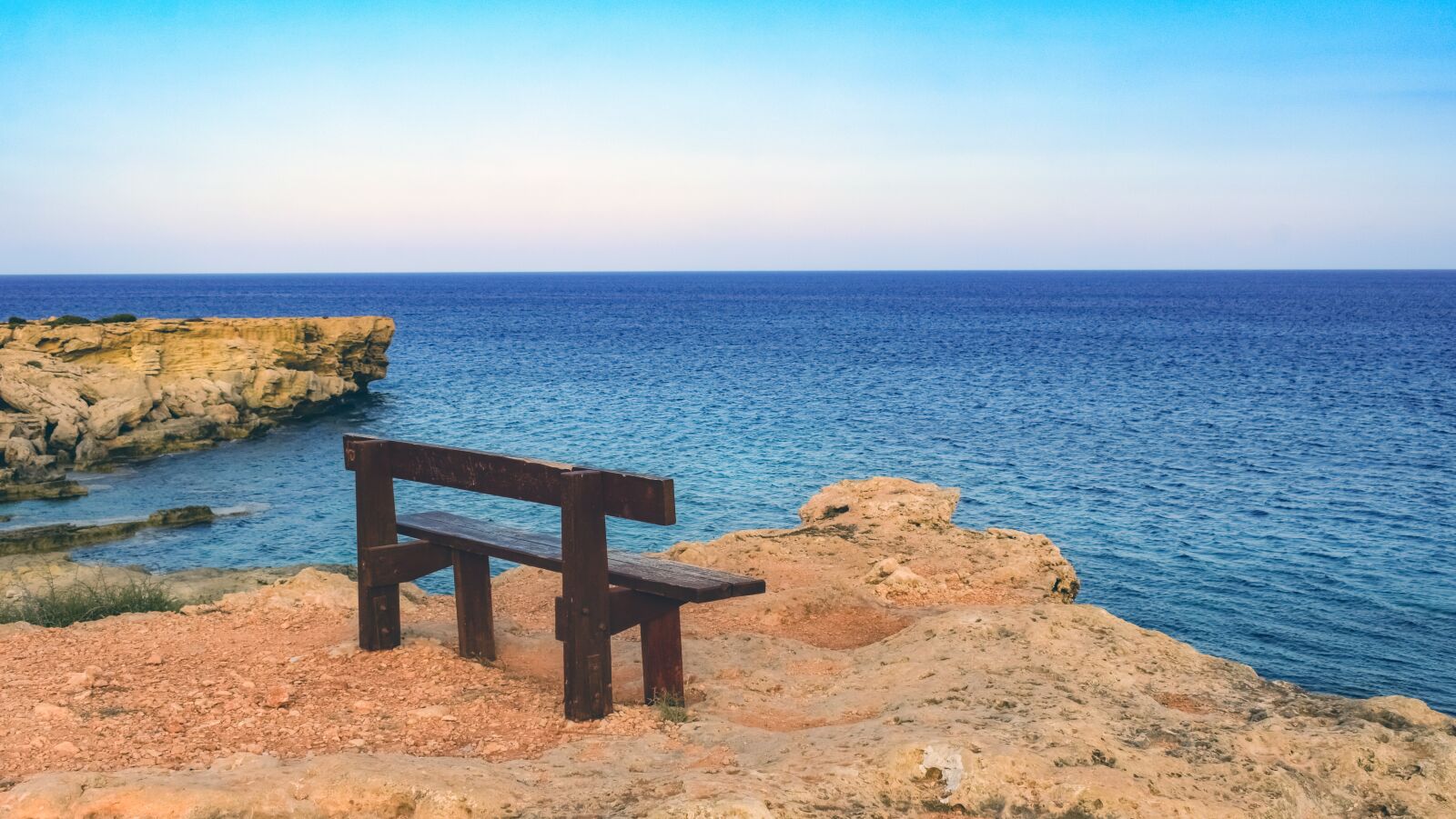 Nikon D3300 sample photo. View point, bench, sea photography