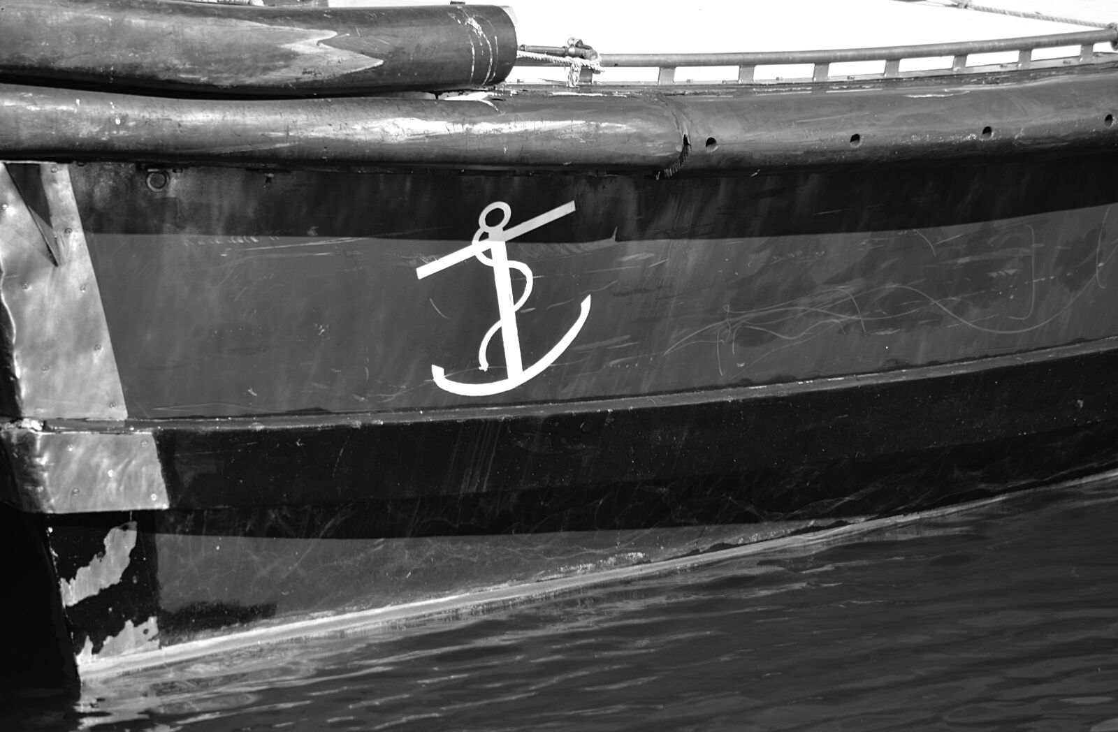 Nikon D5200 sample photo. Ancre, bateau, coque, decors photography