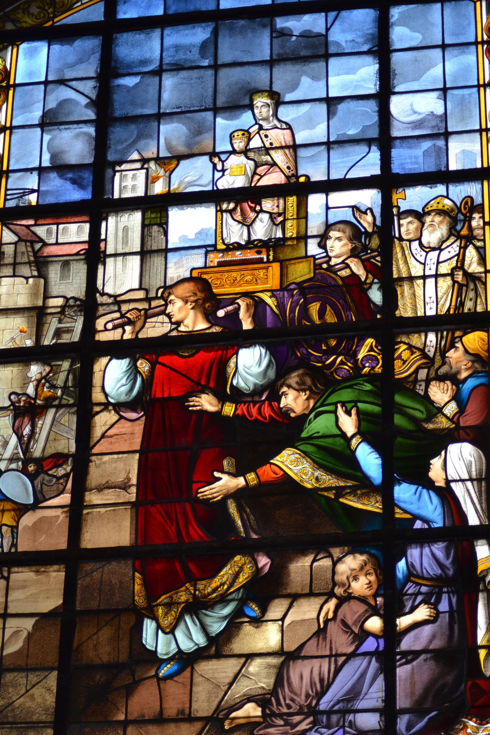 Nikon D3100 sample photo. Stained glass, window, church photography