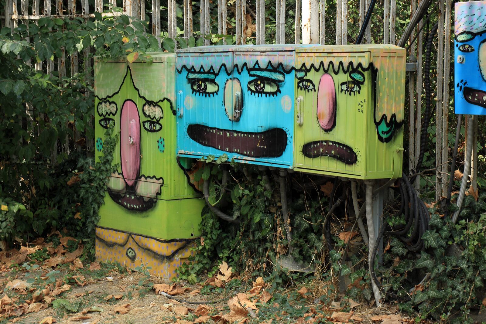 Canon EOS 7D Mark II sample photo. Graffiti, boxes, painting photography