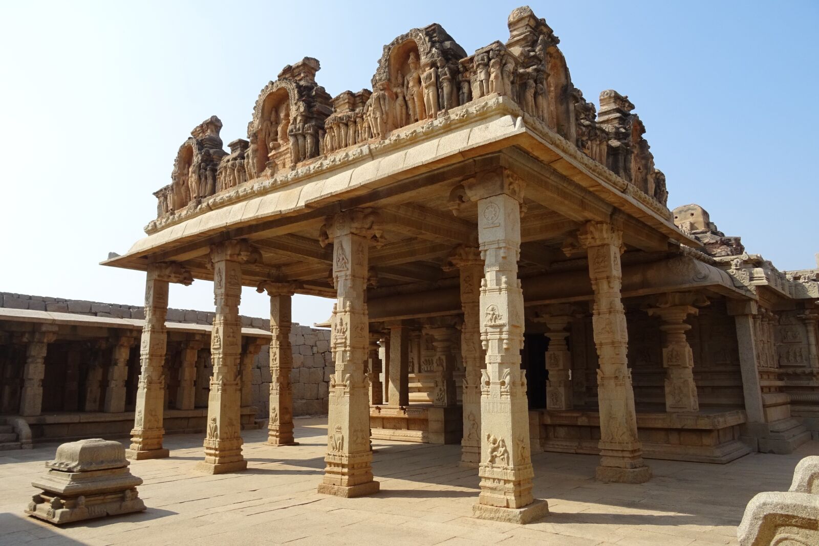 Sony DSC-HX60V sample photo. Hazara rama temple, hampi photography