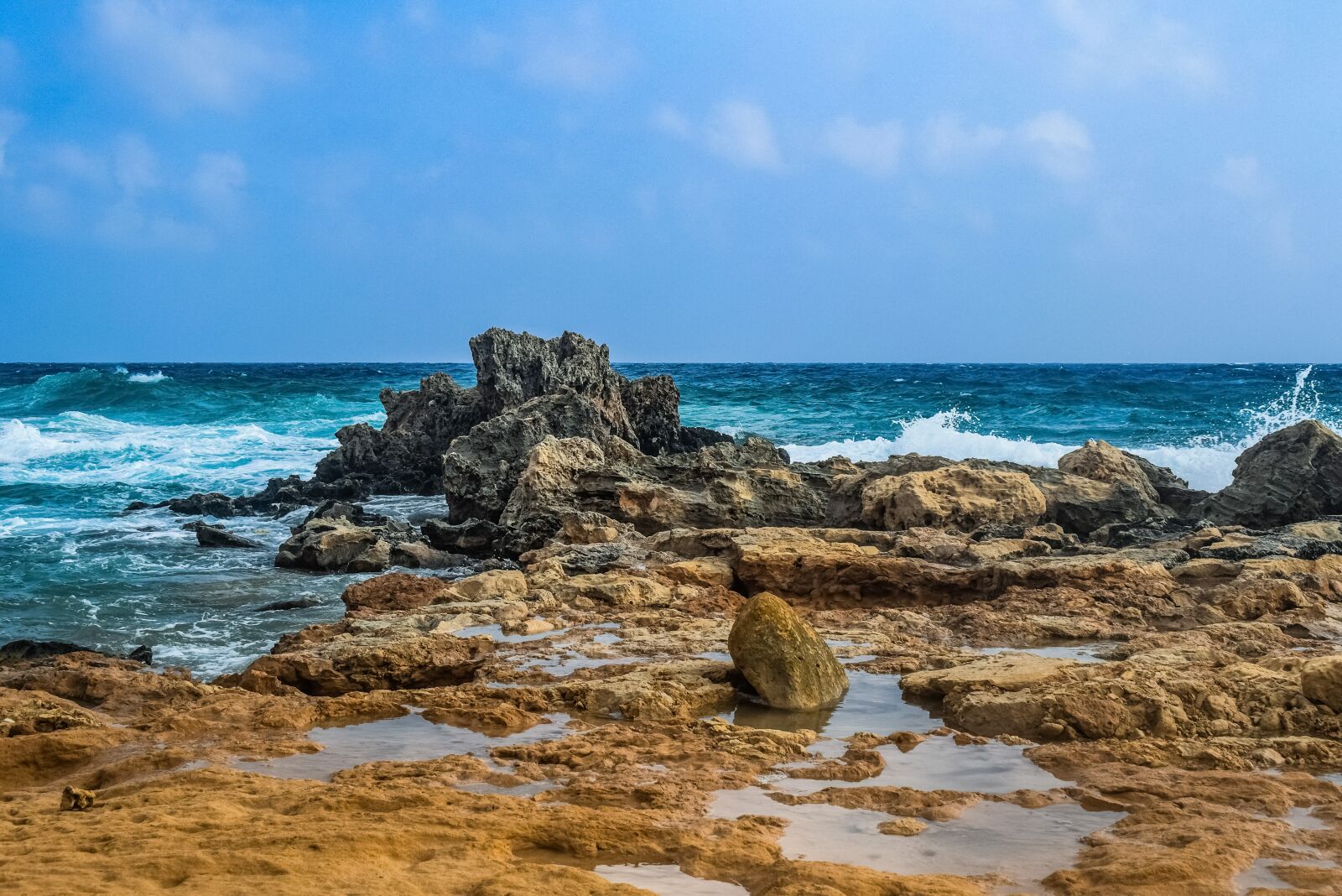 Nikon D3300 sample photo. Rocky coast, rock, sea photography