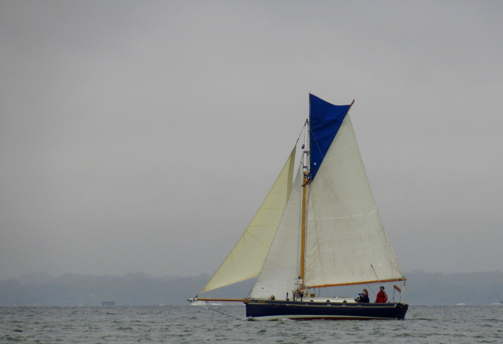 Canon PowerShot SX620 HS sample photo. Mist, england, sailing photography