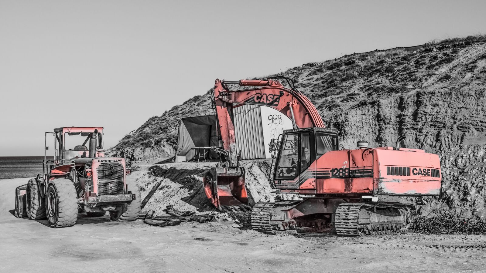 Nikon D3300 sample photo. Heavy machines, bulldozer, digger photography