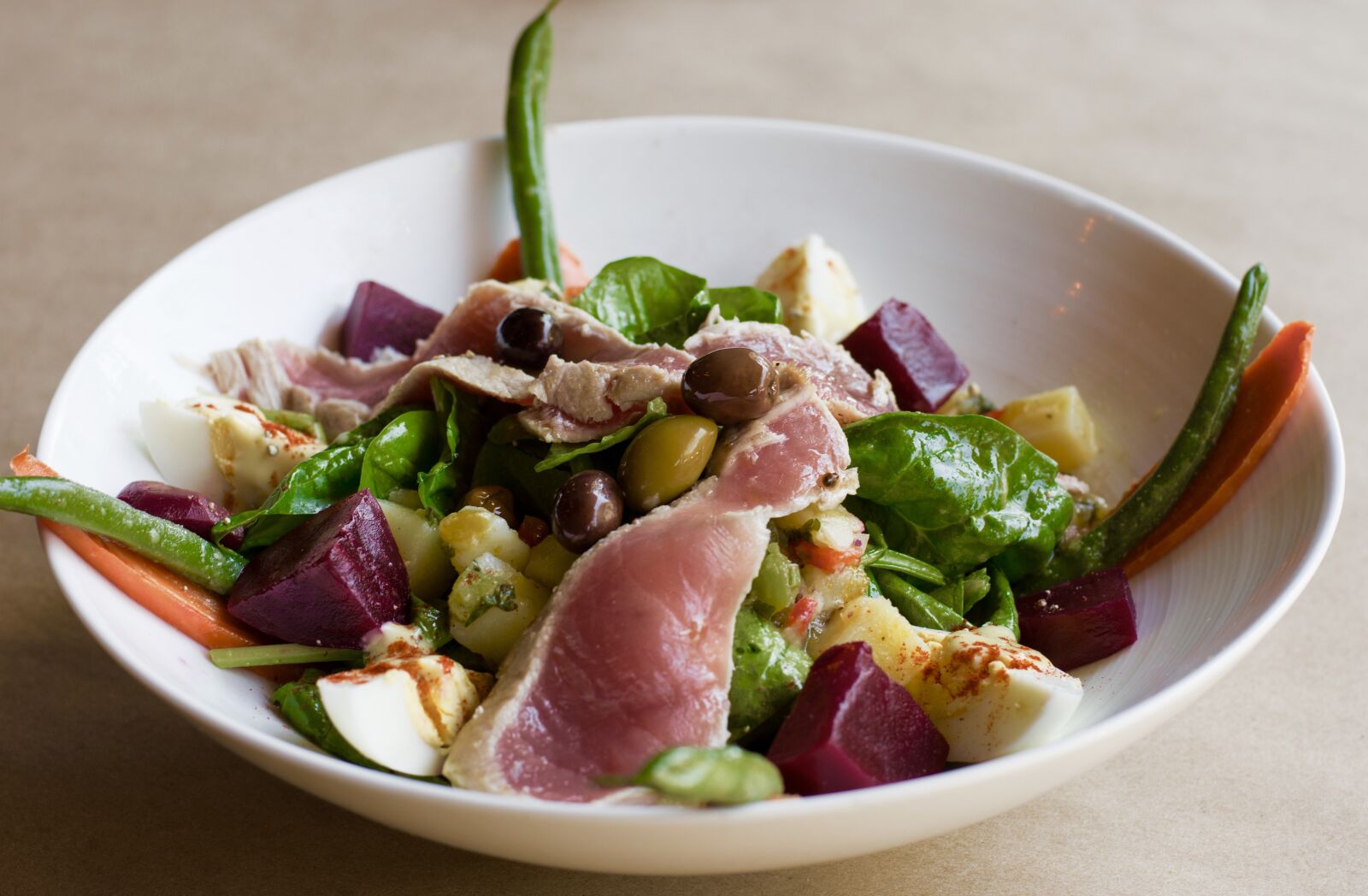 Nikon D7200 sample photo. Tuna, food, salad photography
