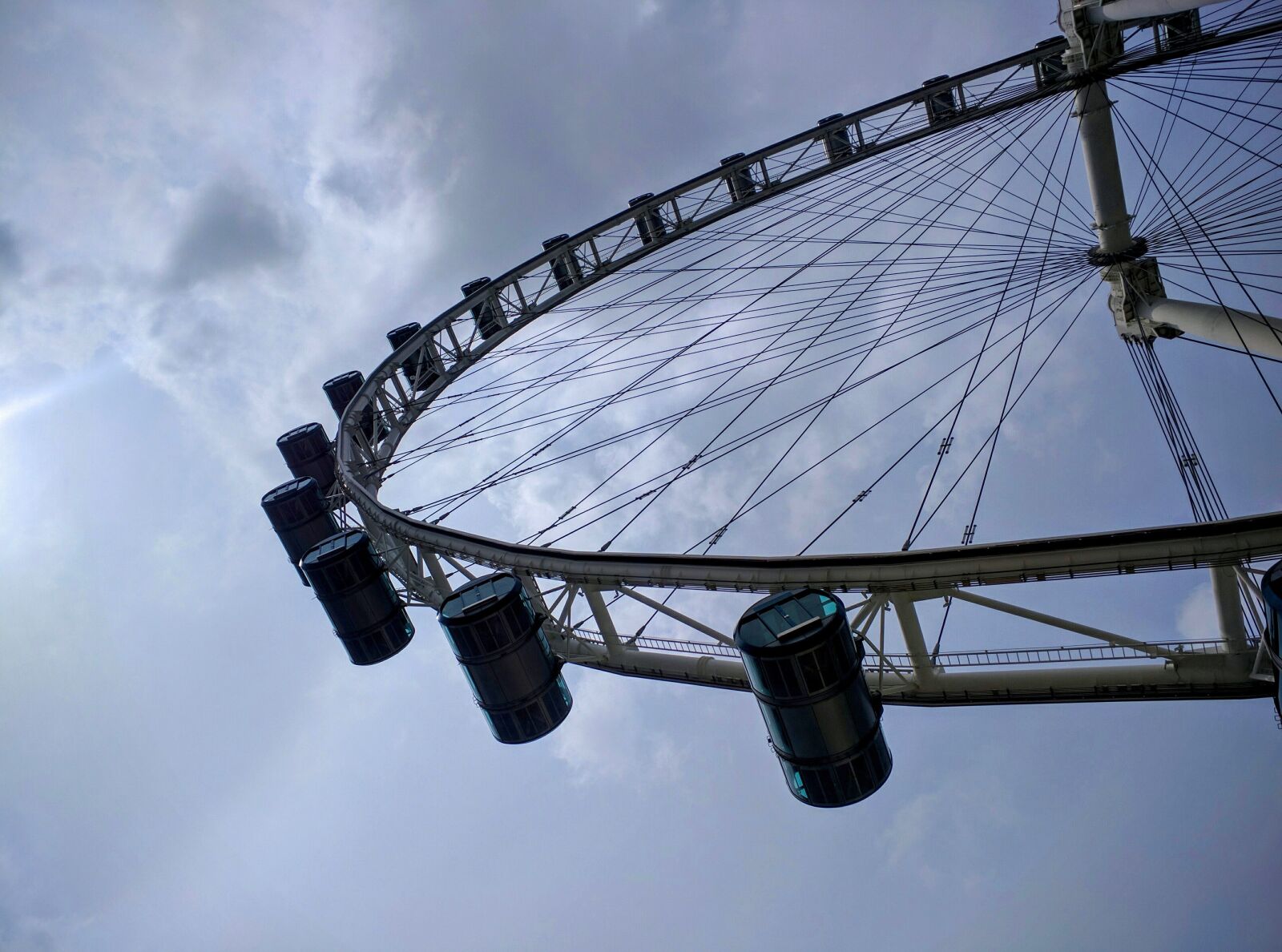 Motorola Nexus 6 sample photo. Wheel, singapore, clouds photography