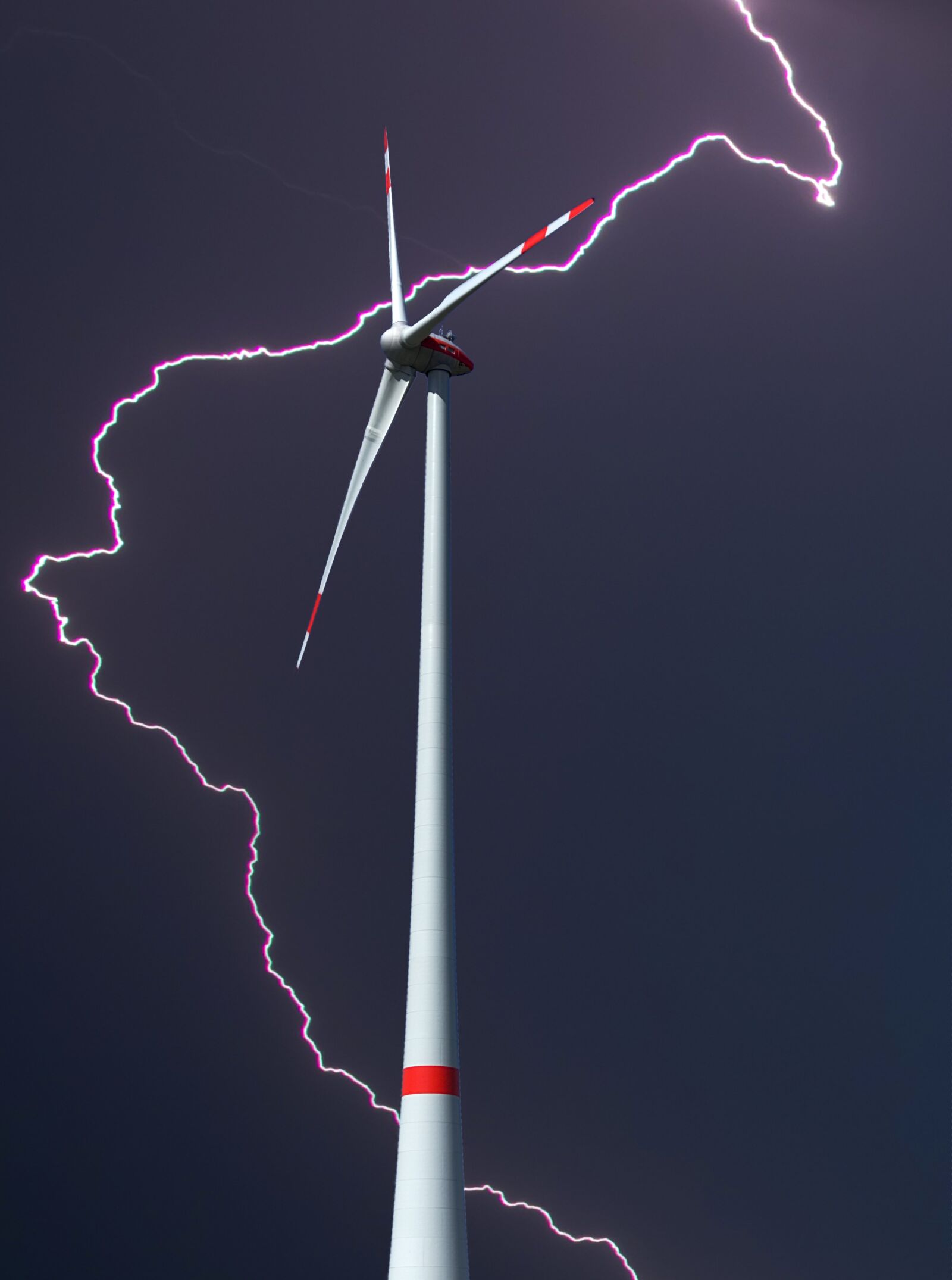 Sony a6000 sample photo. Pinwheel, wind power, thunderstorm photography