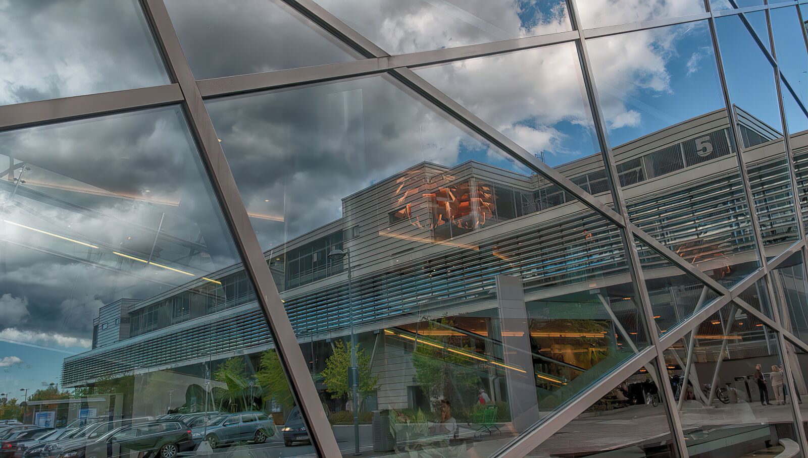Nikon D90 sample photo. Mirror, window, building photography