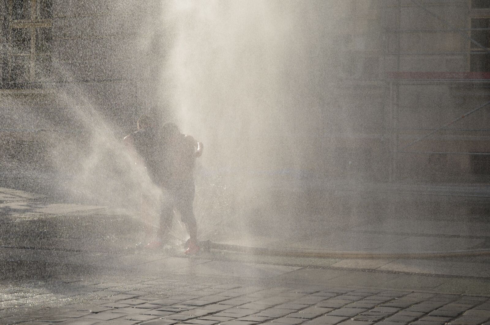Nikon D5100 sample photo. Fire hydrant, children, water photography
