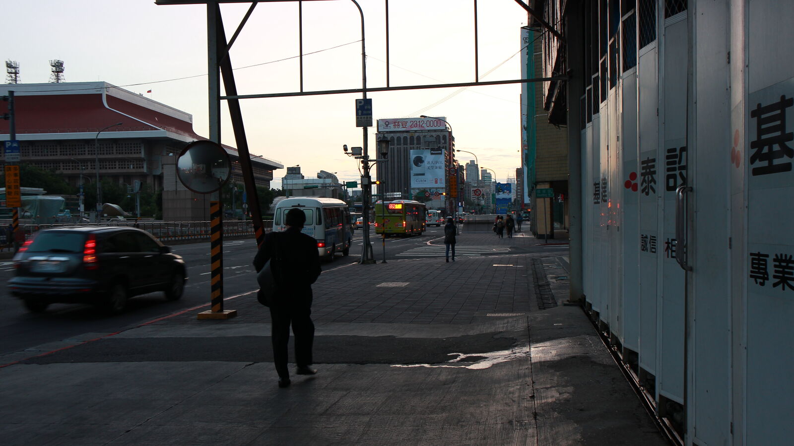 Canon EOS M sample photo. Man, walking, on, road photography
