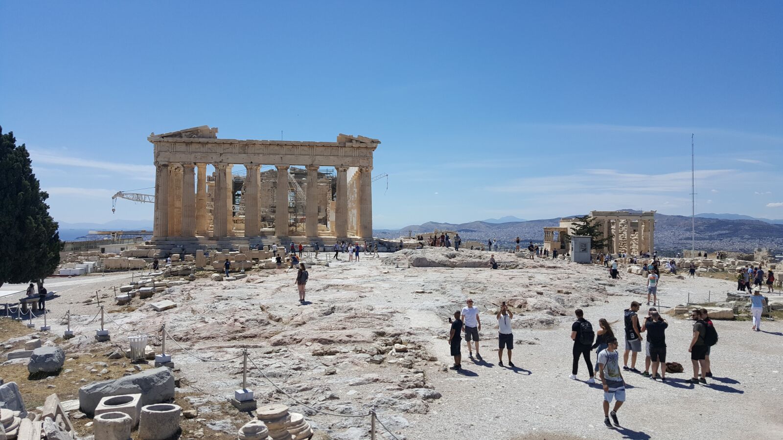 Samsung Galaxy S6 sample photo. Greece, athens, scattered stone photography