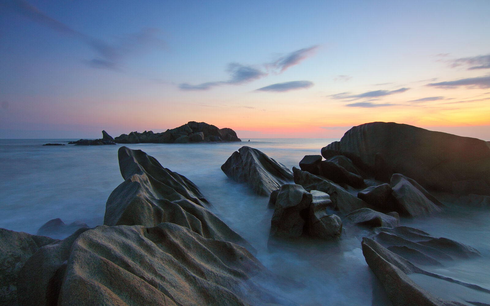 Canon EOS 50D sample photo. Ocean, view, on, sunset photography