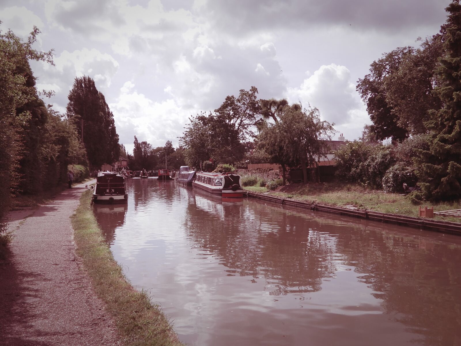 Nikon Coolpix A900 sample photo. Canal, boat, england photography