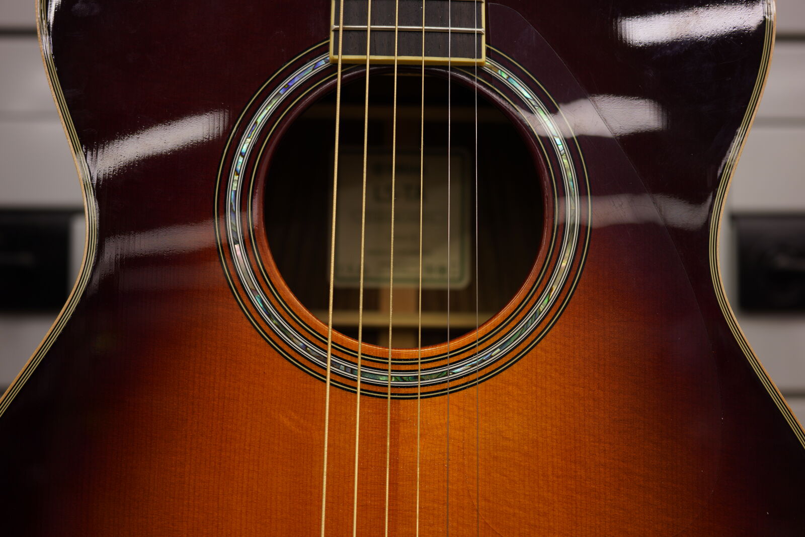 Tamron 35mm F2.8 Di III OSD M1:2 sample photo. Acoustic guitar closeup photography