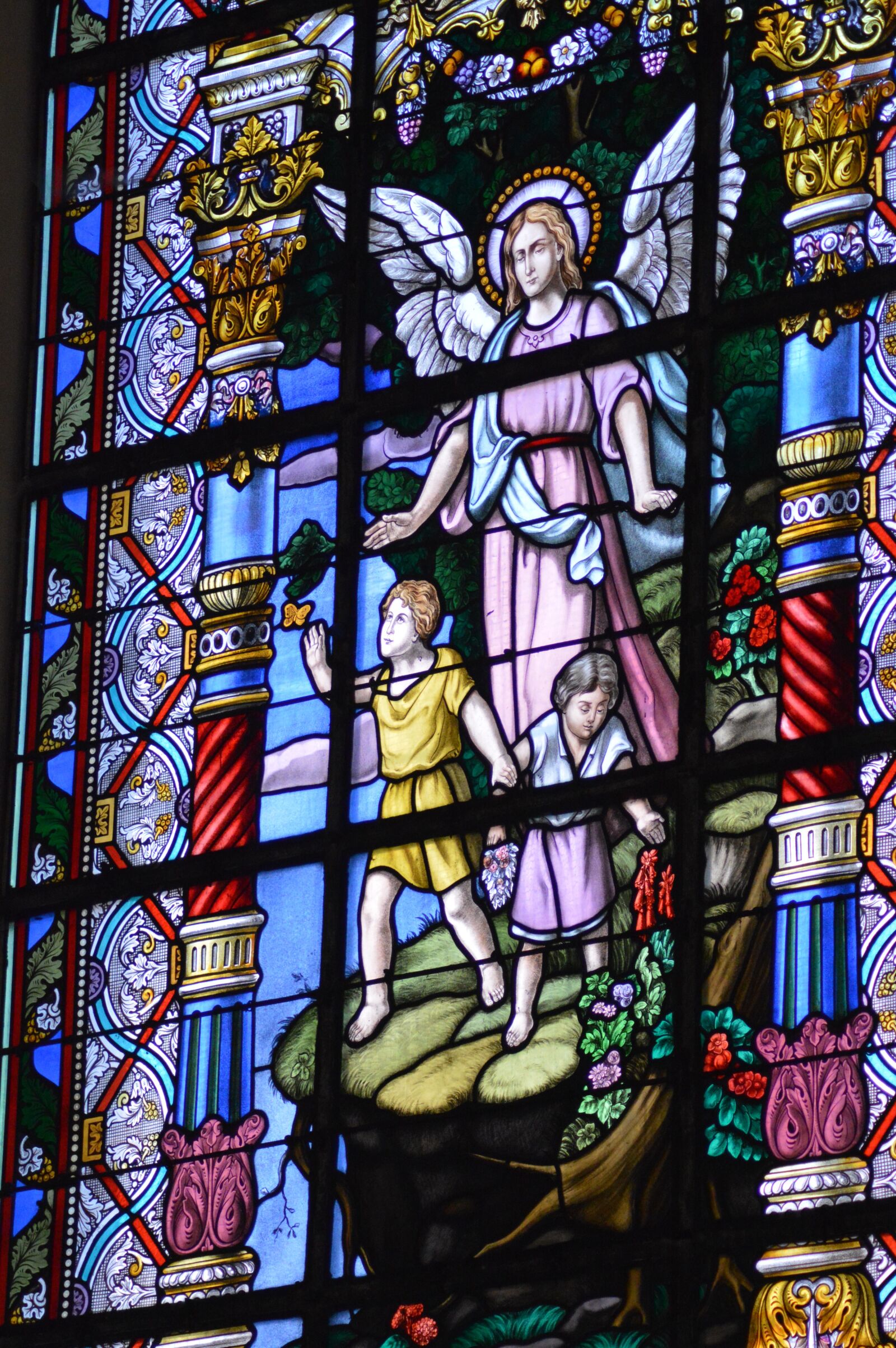 Nikon D3200 sample photo. Stained glass, window, church photography
