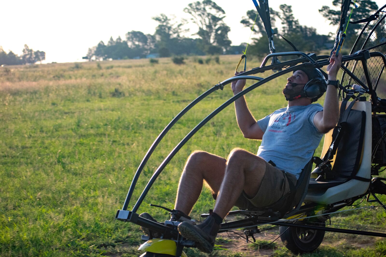 Nikon D3400 sample photo. Paramotor, flight, paragliding photography