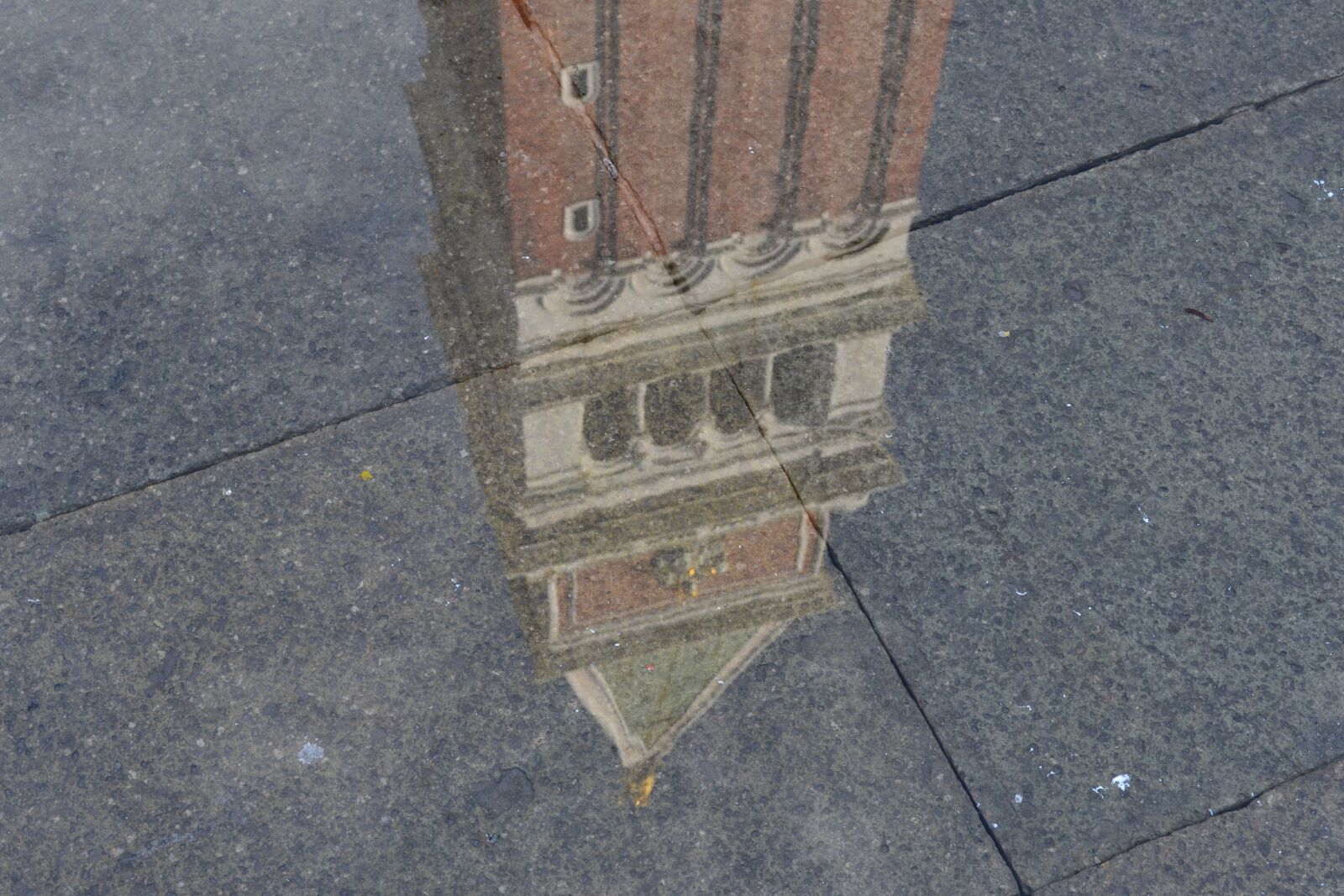 Nikon D3100 sample photo. Reflection, water, campanile photography