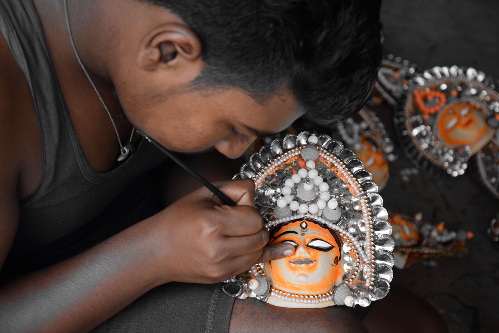 Nikon D5300 sample photo. Chau mask, purulia, west photography