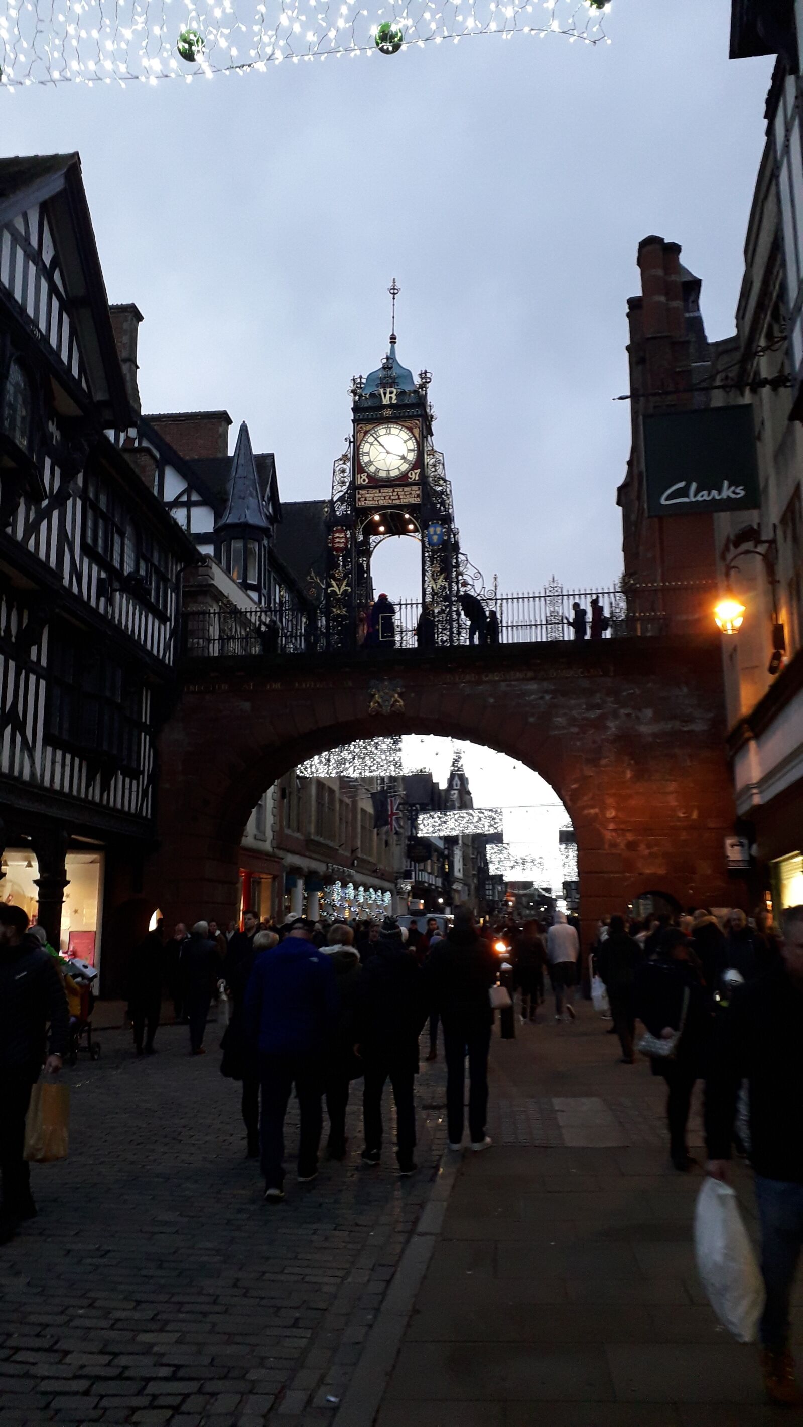 Samsung Galaxy J4 sample photo. Chester, uk, clock photography