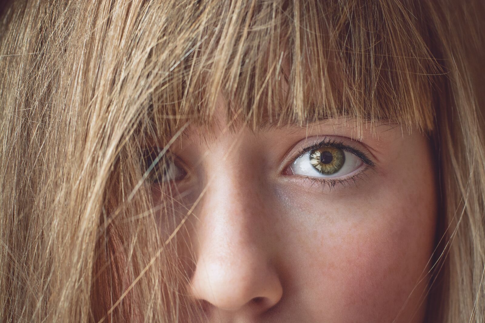 Nikon D7100 sample photo. Face, eye, hair photography