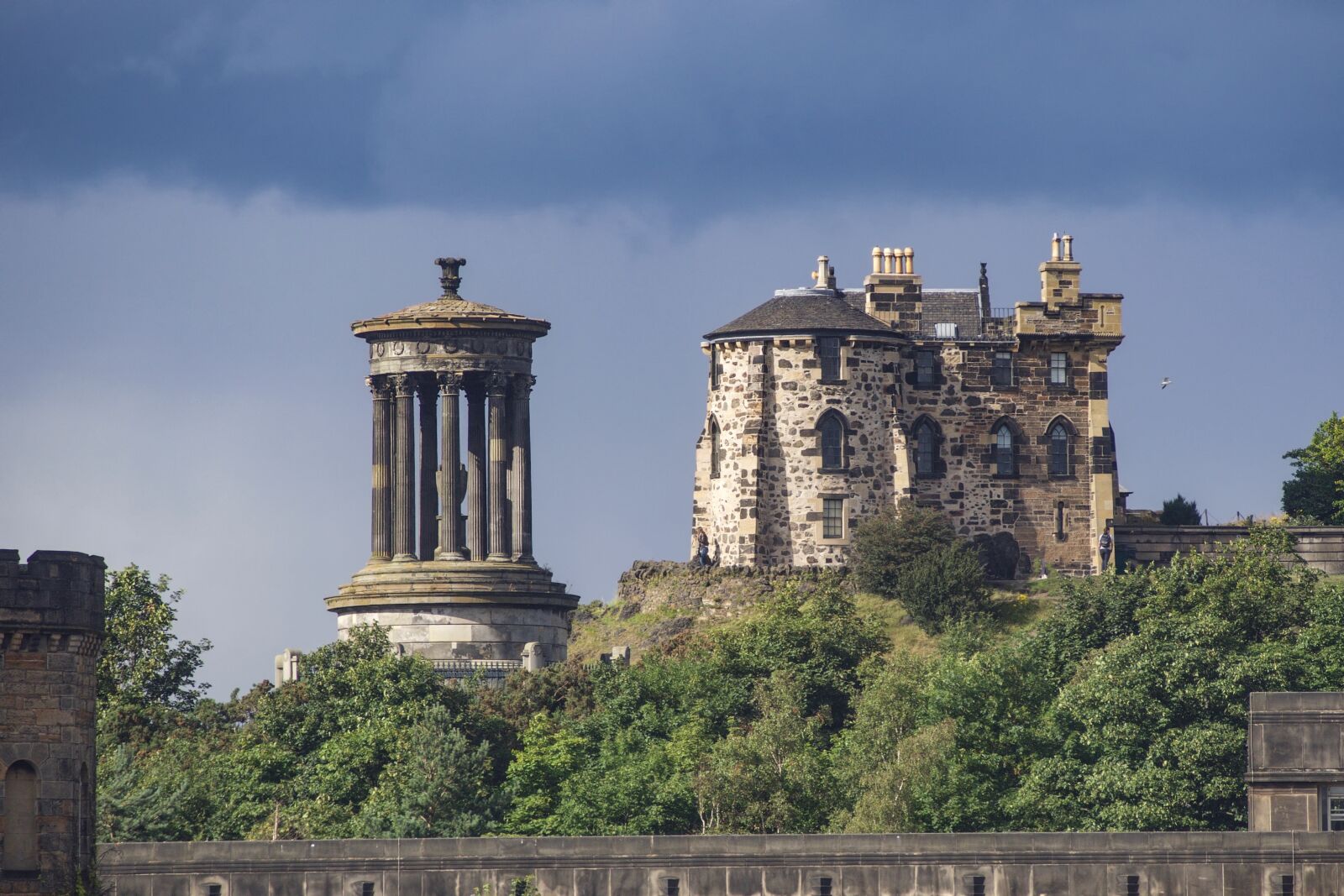 Olympus OM-D E-M10 sample photo. Dugald stewart monument, calton photography
