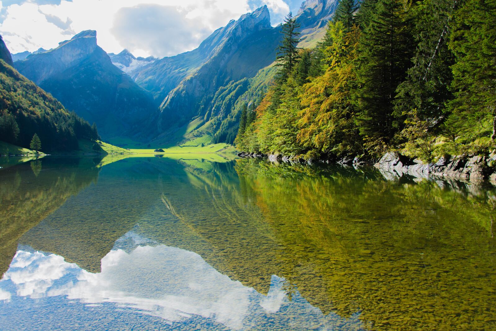 Nikon D7100 sample photo. Seealpsee, water, nature photography
