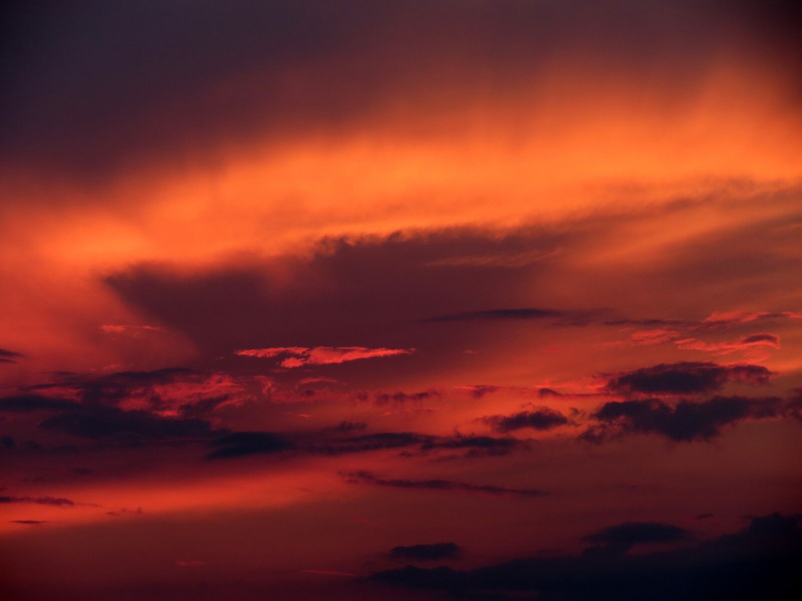 Canon PowerShot SX40 HS sample photo. Sunset, wolkenspiel, clouds photography