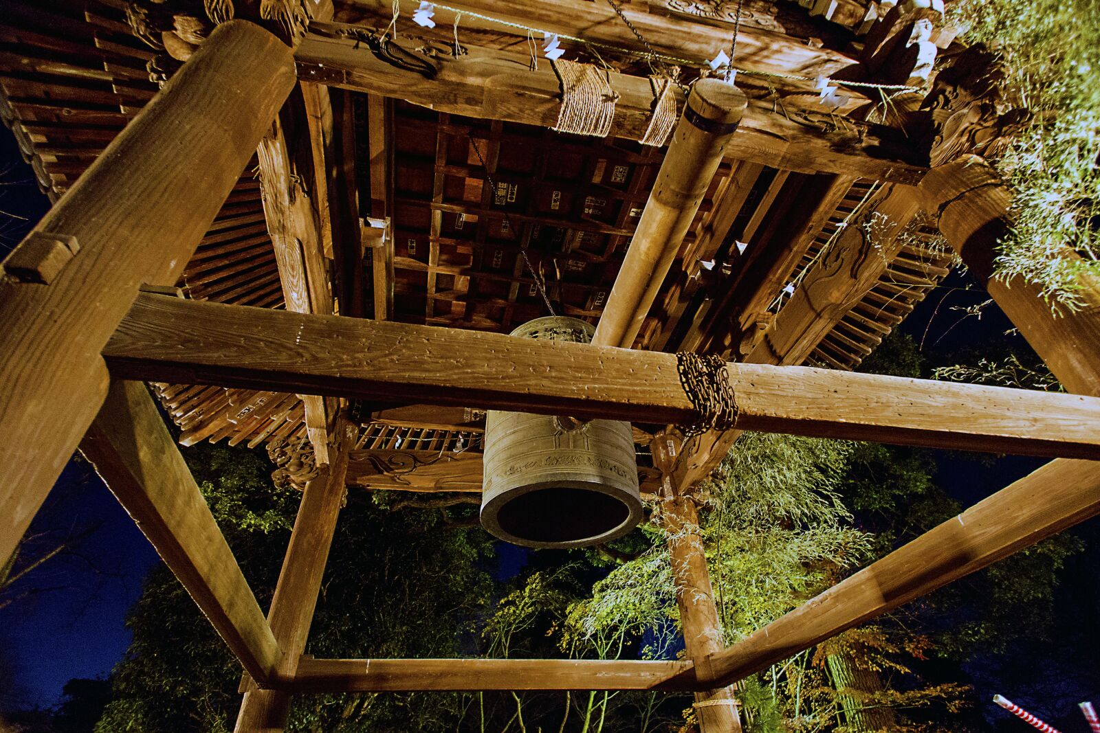 Canon EF 20mm F2.8 USM sample photo. Temple, bell, japan photography