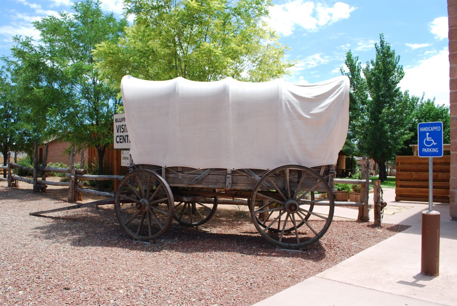 Nikon D60 sample photo. Wagon, pioneers, historic photography