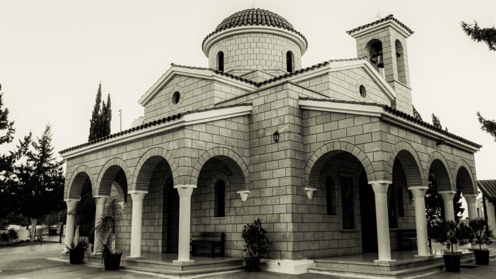 Canon PowerShot SX400 IS sample photo. Cyprus, sotira, church photography