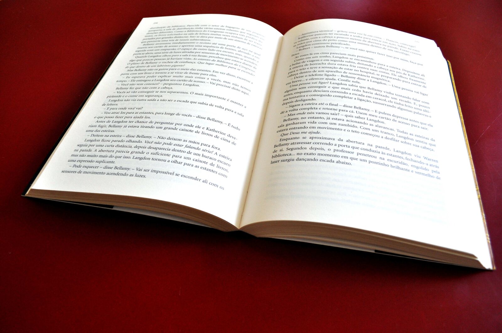 Nikon D5000 sample photo. Open, book, red, tablecloth photography