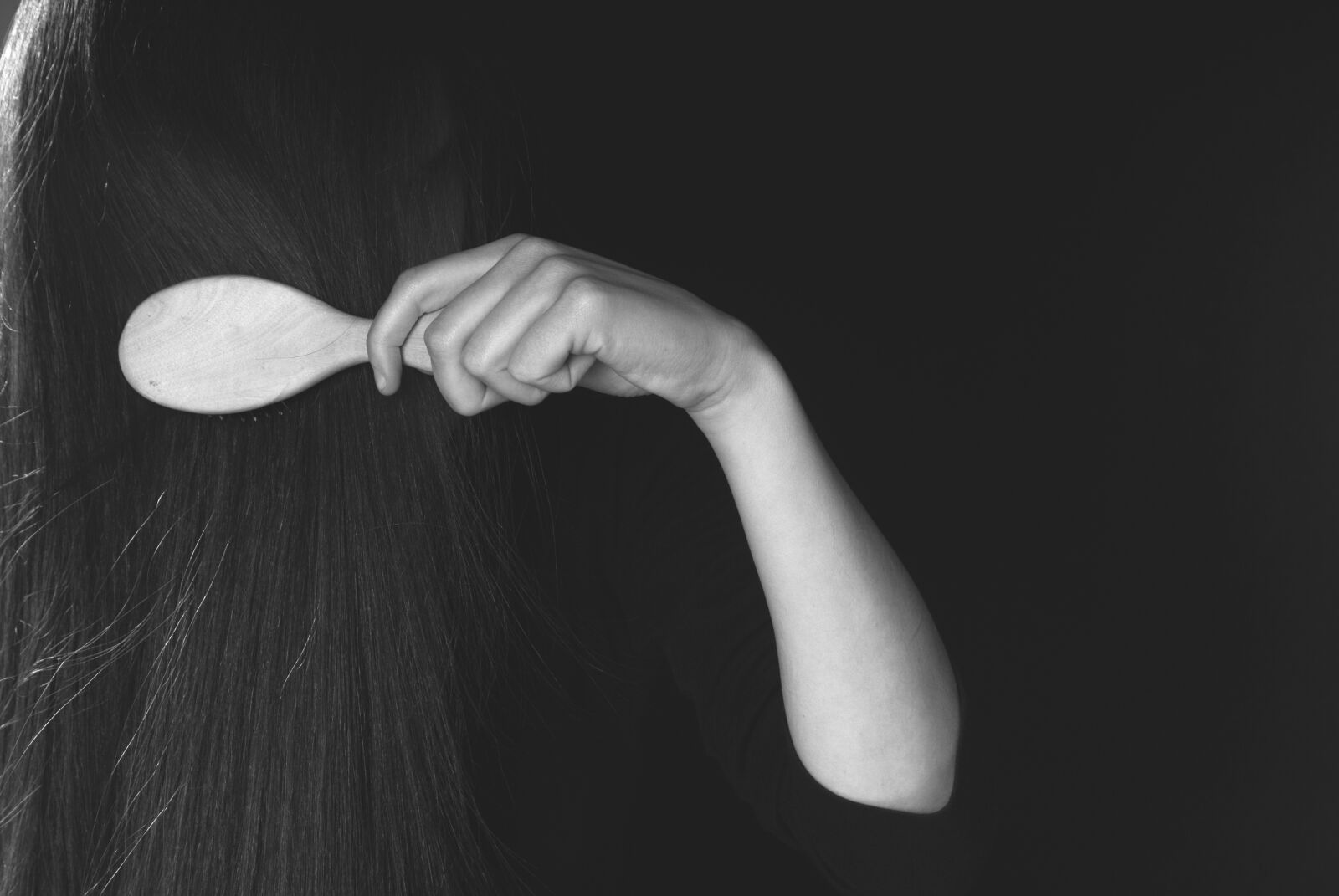 Nikon D200 sample photo. Hand, hair, woman photography