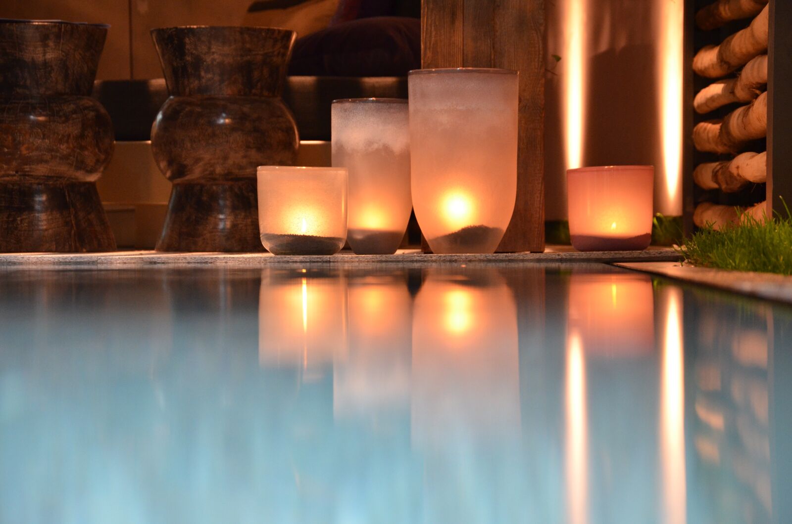 Nikon D5100 sample photo. Abendstimmung, garden, wellness photography
