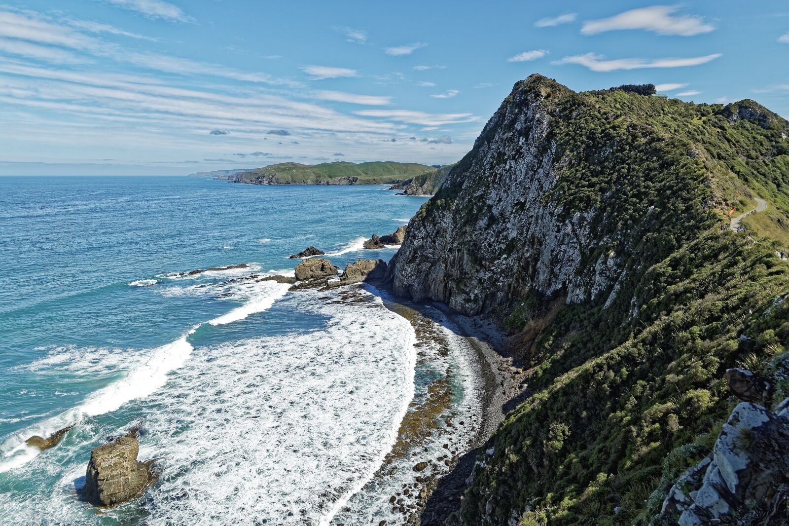 Nikon D500 sample photo. New zealand, cliff, rock photography