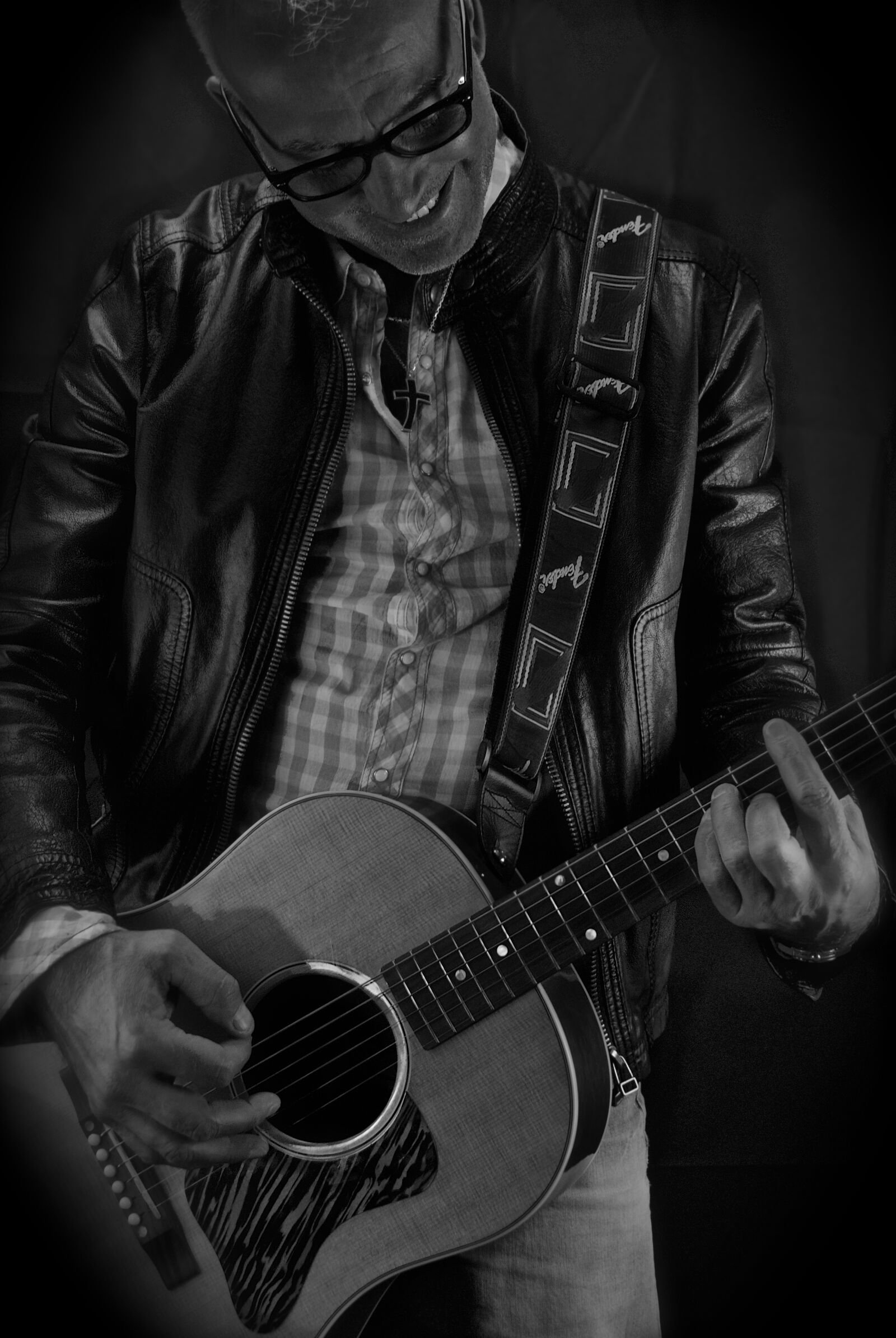 Sony Alpha DSLR-A200 sample photo. Musician, guitar, singer photography